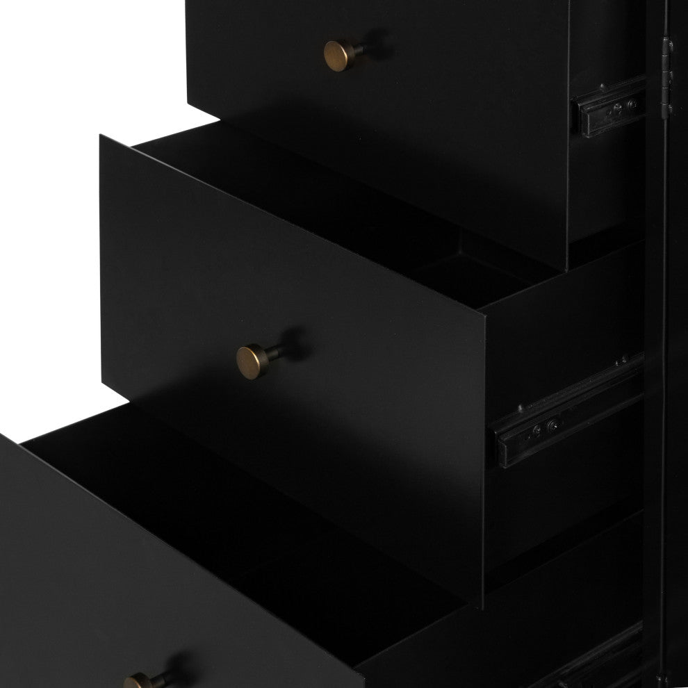 Four Hands Soto Sideboard, 74", Black