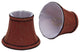 30001-2 Small Bell  Chandelier Clip On Lamp Shade Rust 3"x5"x4"