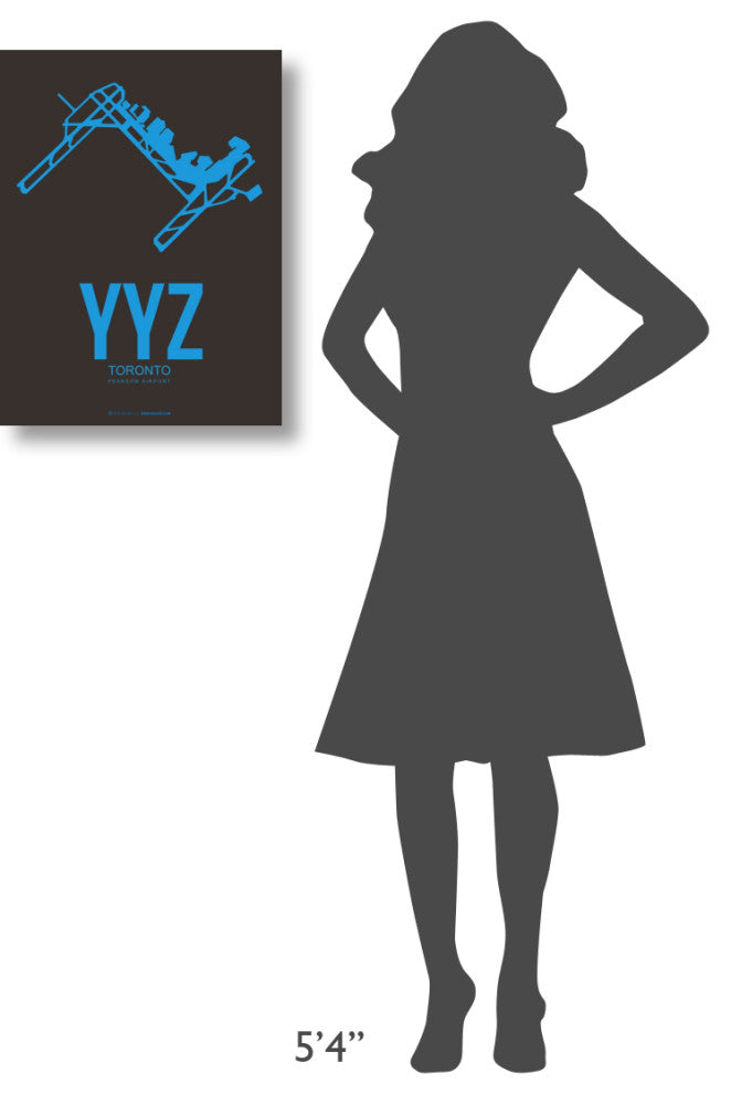 "YYZ Toronto Poster 1" Fine Art Print