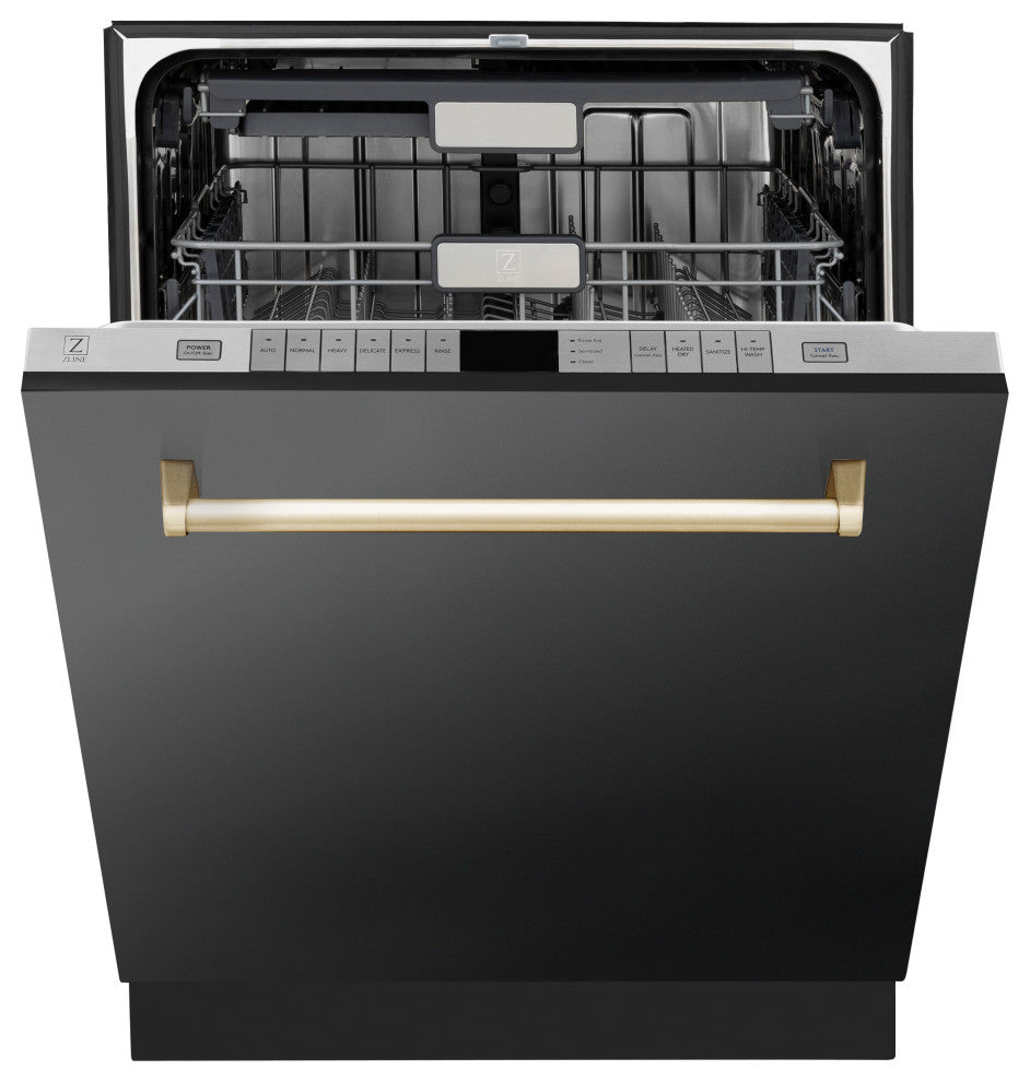 ZLINE 24" Tall Tub Dishwasher, Black Stainless Steel DWMTZ-BS-24-G