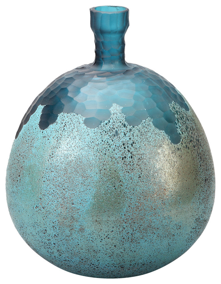 Contemporary Nix Vase Blue - Blue