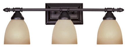 Apollo 3-Light Bath Bar, Oil Rubbed Bronze