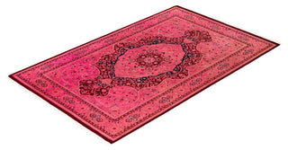 Fine Vibrance, One-of-a-Kind Hand-Knotted Area Rug Pink, 4'6"x7'3"