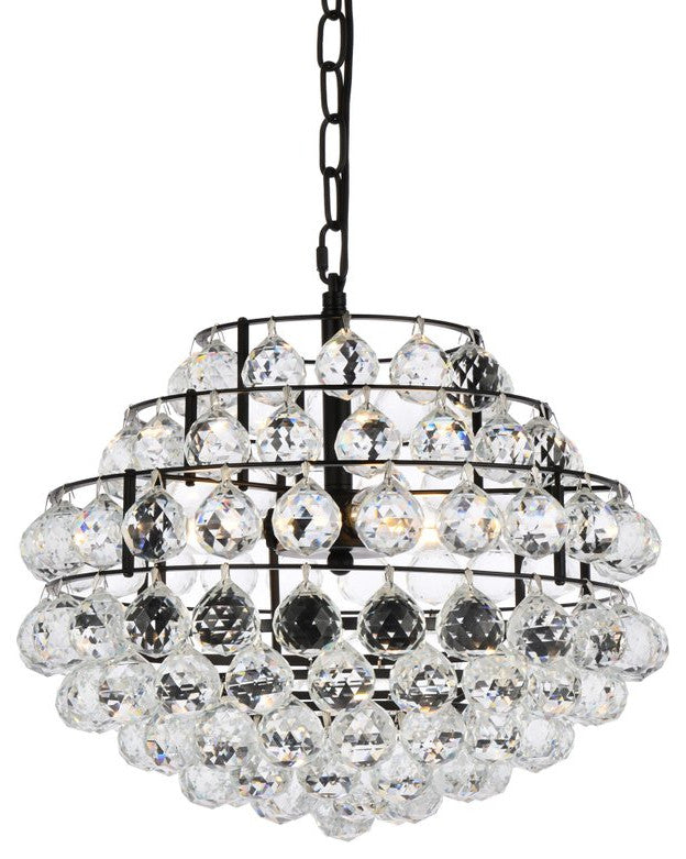 Seren 16" Pendant, Black