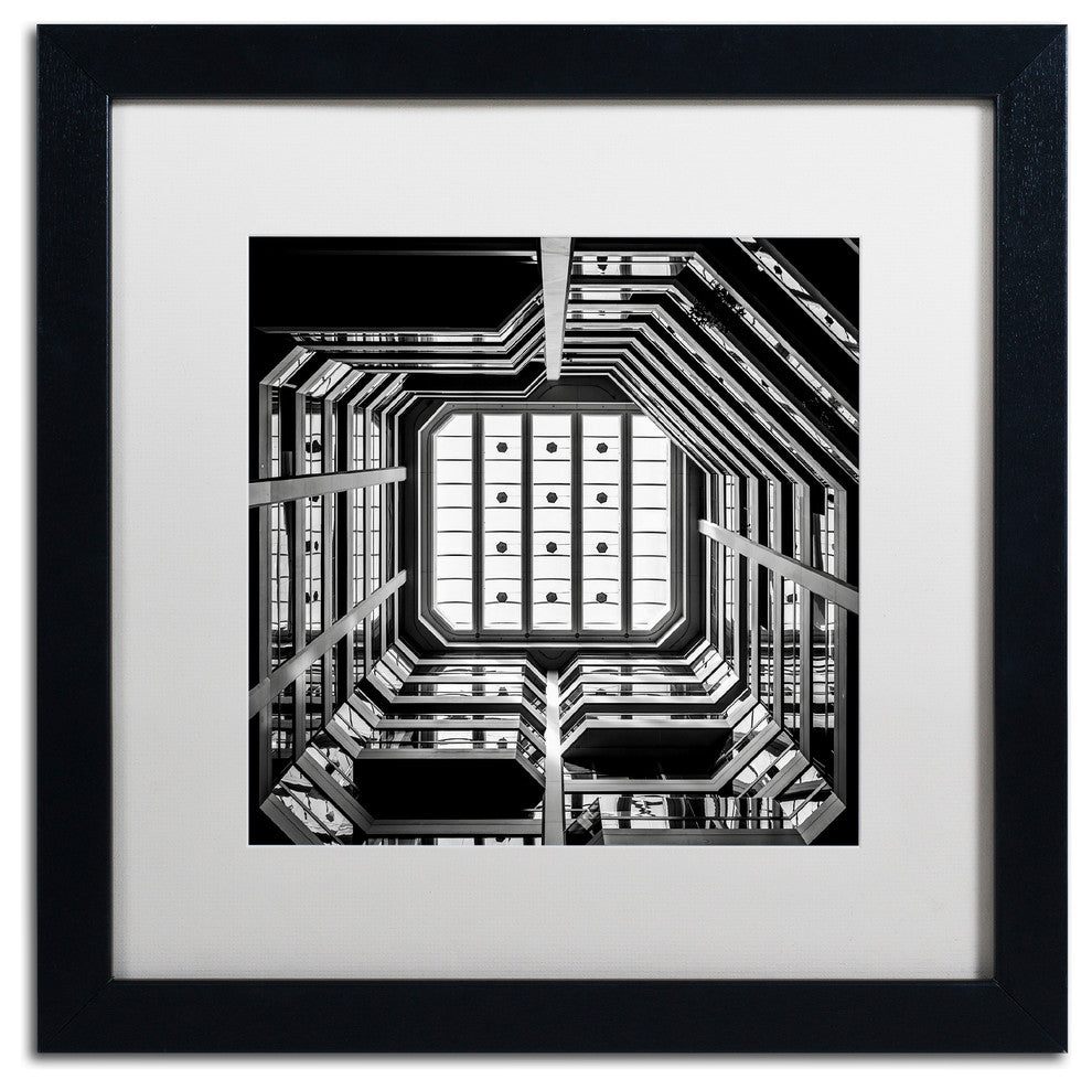 'Ceiling View' Matted Framed Canvas Art by Dave MacVicar