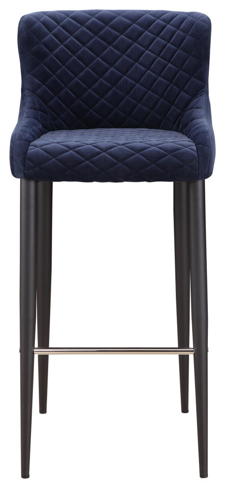 Etta Barstool Dark Blue