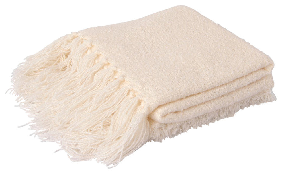 Plush Touch Fringe Throw