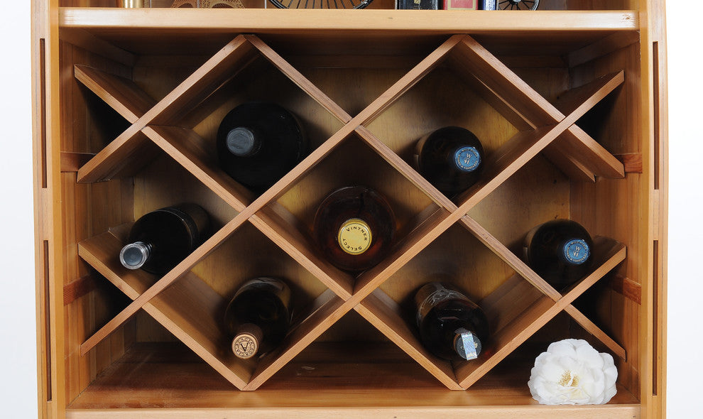 Canoe Wine Shelf handmade wooden boat