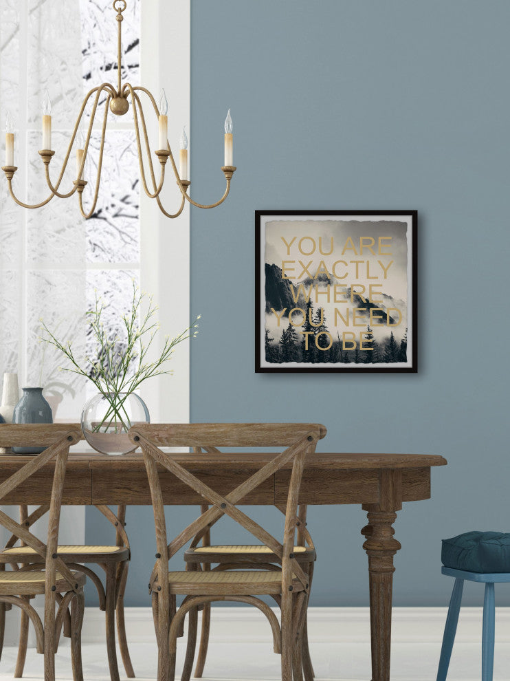 "Take Your Time" Framed Painting Print, 12x12