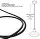 22" Vintage LED Barn Light in Galvanized Silver with 7' Adjustable Cord