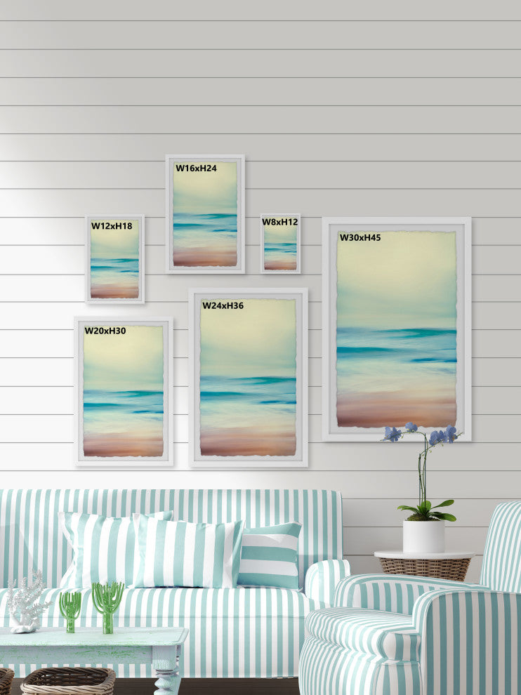 "Life's a Wave" Framed Painting Print, 12x18