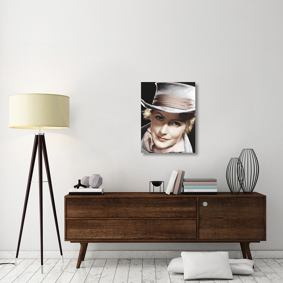 "Greta Garbo" Stretched Canvas Giclee by Hollywood Photo Archive, 23"x30"