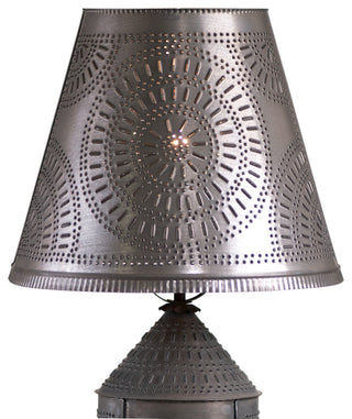 14" Fireside Shade With Chisel, Kettle Black