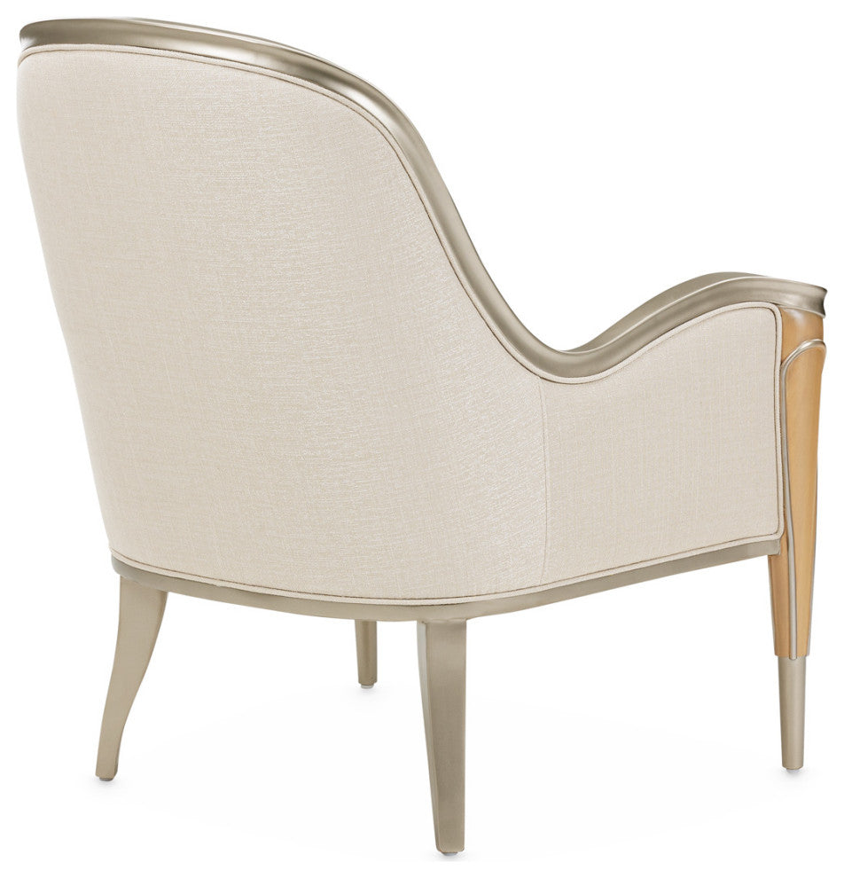 Villa Cherie Accent Chair - Pearl/Caramel
