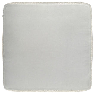 Chantal Square Pouf, Ivory