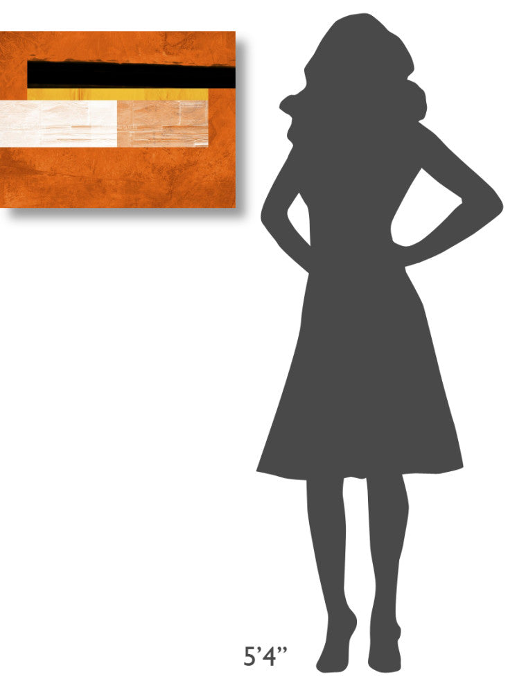"Orange Paper 4" Fine Art Print