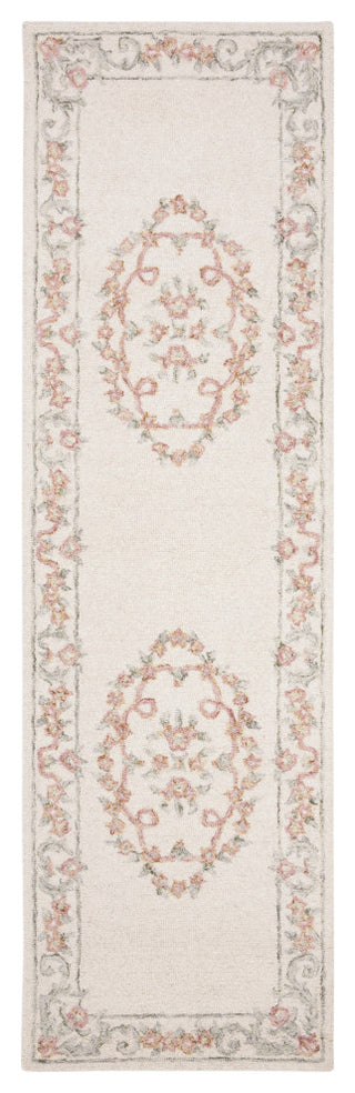 Safavieh Couture Aubusson Collection AUB102 Rug, Ivory/Pink, 2'3"x6'