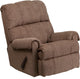 Chenille Rocker Recliner, Tan