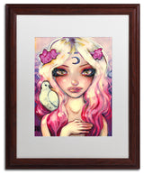 Natasha Wescoat 'Moon Child' Art, Wood Frame, White Mat, 16x20