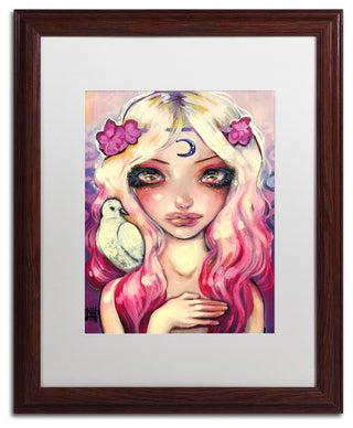 Natasha Wescoat 'Moon Child' Art, Wood Frame, White Mat, 16x20