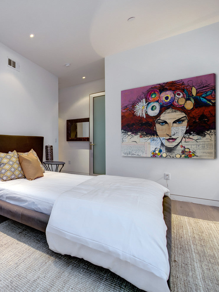 "Ambition" Painting Print on Wrapped Canvas, 48x40