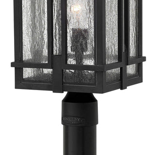 Hinkley Tucker Medium Post Top Or Pier Mount Lantern, Museum Black