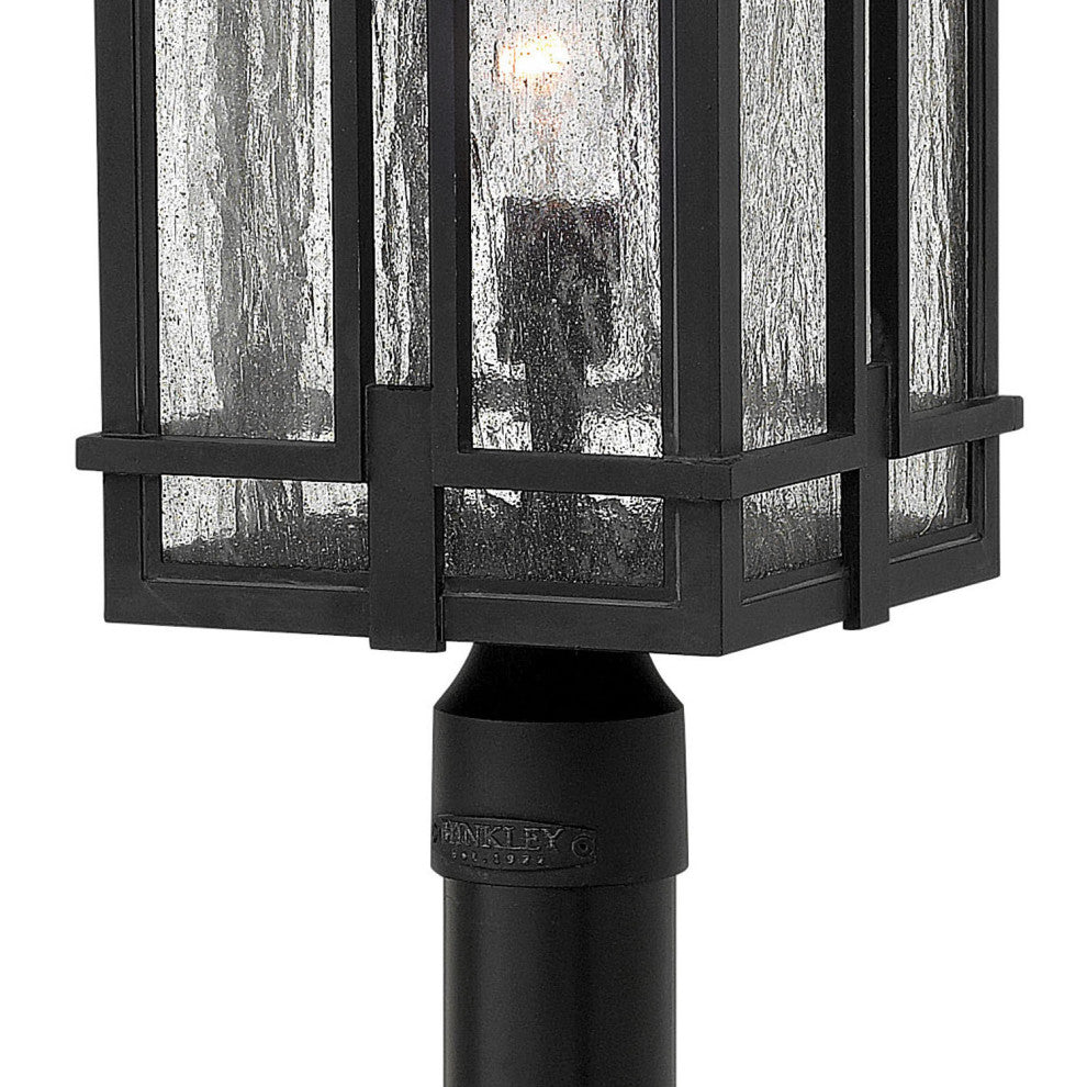Hinkley Tucker Medium Post Top Or Pier Mount Lantern, Museum Black