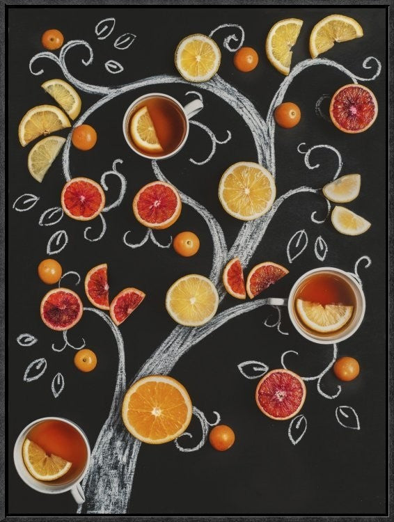 Teatime Tree, 18"x24"
