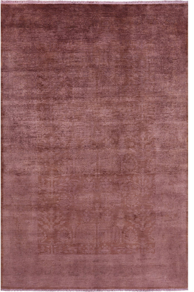 6' 0" X 9' 0" Full Pile Overdyed Hand Knotted Rug - WR1343