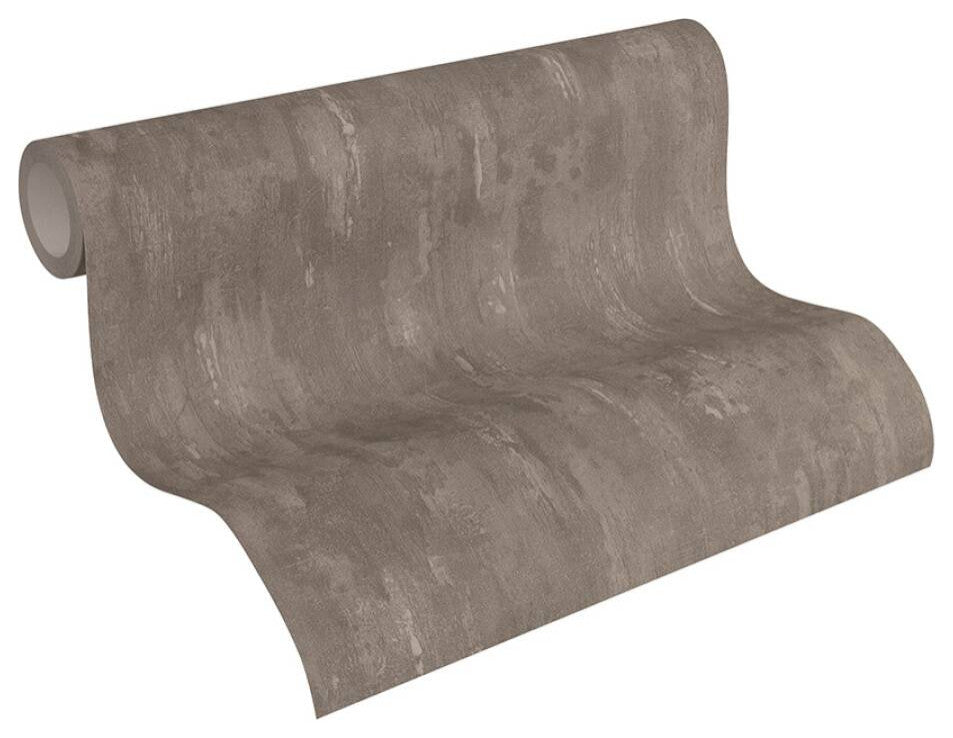 Modern Nature Textured Wallpaper, Plain, 306946, White Brown, One Roll