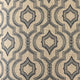 Anise Black and Beige Luxury Throw Pillow, 20"x20"