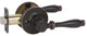 Callan Silona Privacy Lever Set, Edged Oil Rubbed Bronze