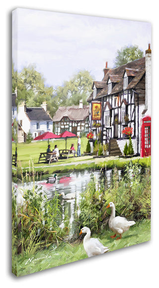 The Macneil Studio 'Village Pub' Canvas Art, 47"x30"