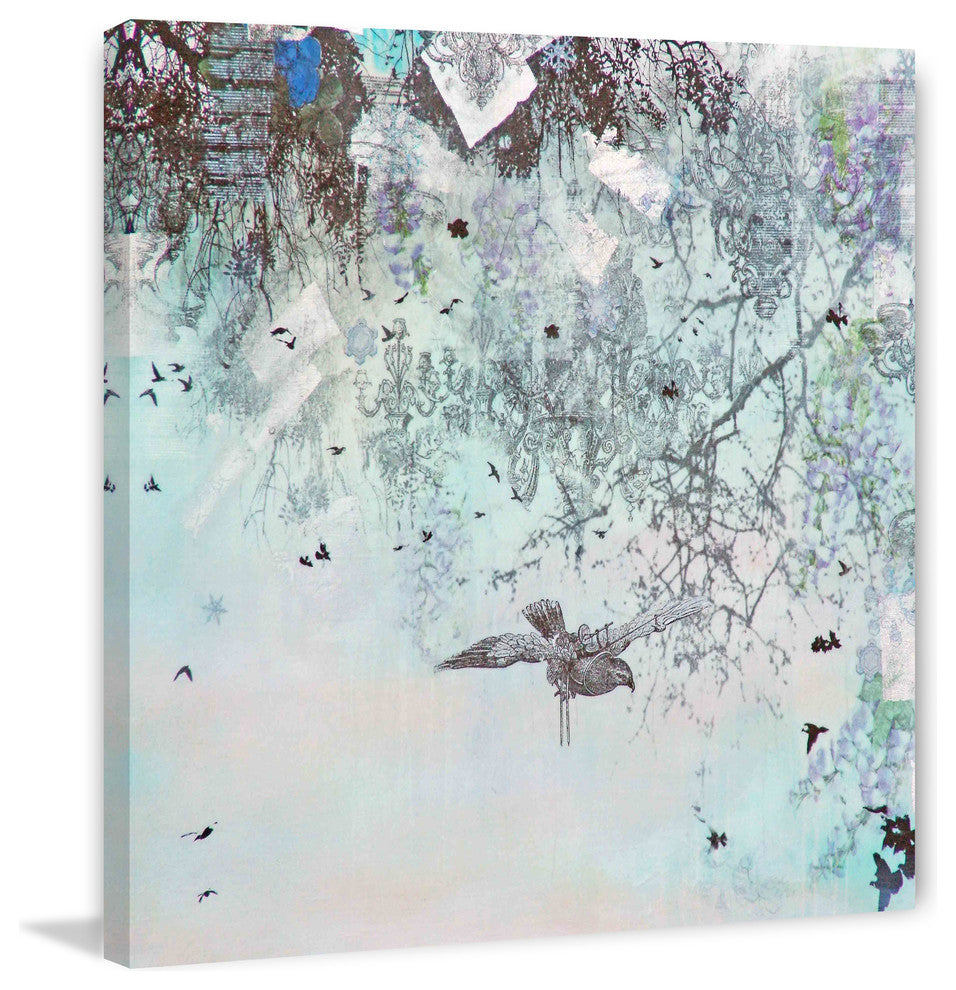 "Winter" Painting Print on Canvas by Tracy Silva Barbosa