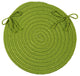 Colonial Mills Chair Pad Boca Raton Bright Green Chair Pad