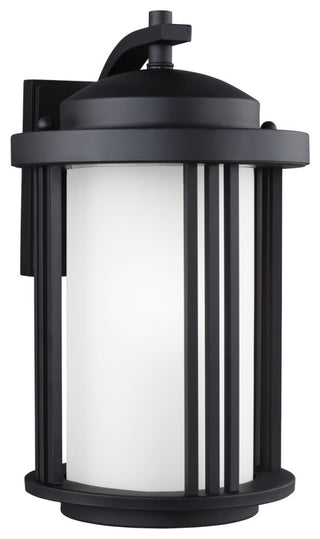 Crowell 1-Light Outdoor Wall Lantern, Black