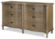 Devon French Oak 6 Drawer Dresser