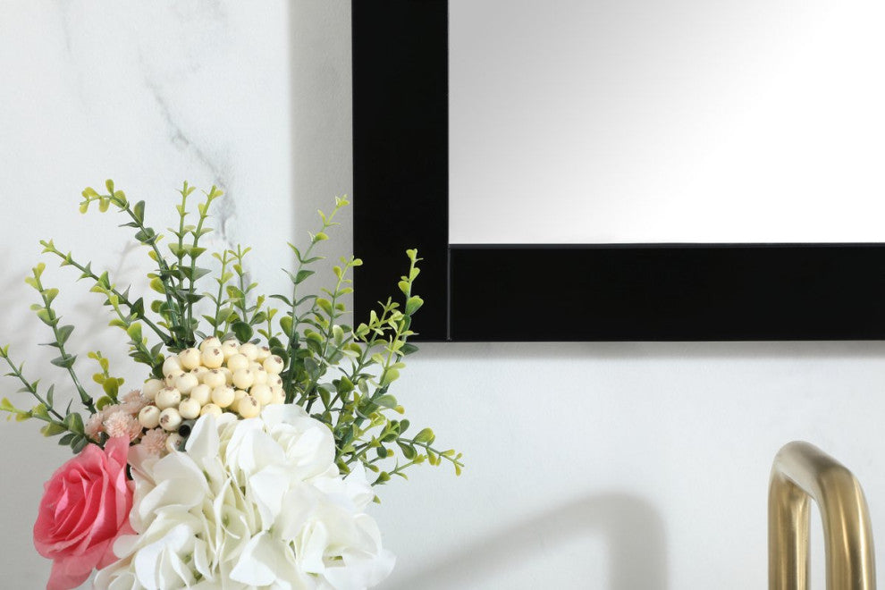 Alice Vanity Mirror, 18"x32", Black