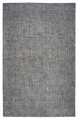 Rizzy Home Brindleton BR791A Black Solid Area Rug, Rectangular 9'x12'