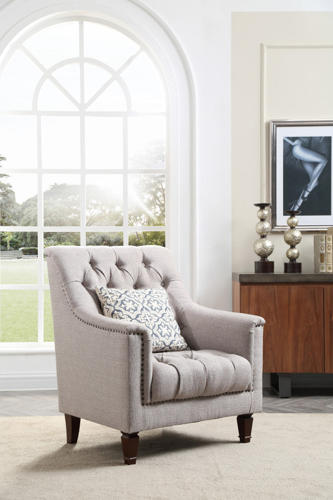 Charleston Chair, Light Gray