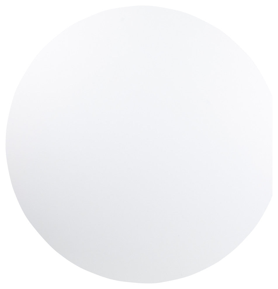 MFO 72'' Round Granite White Plastic Folding Table