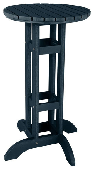 24" Diameter Bar Dining Table, Federal Blue