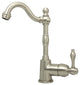 One-Handle Copper Widespread Kitchen Bar Faucet, Brushed Nickel