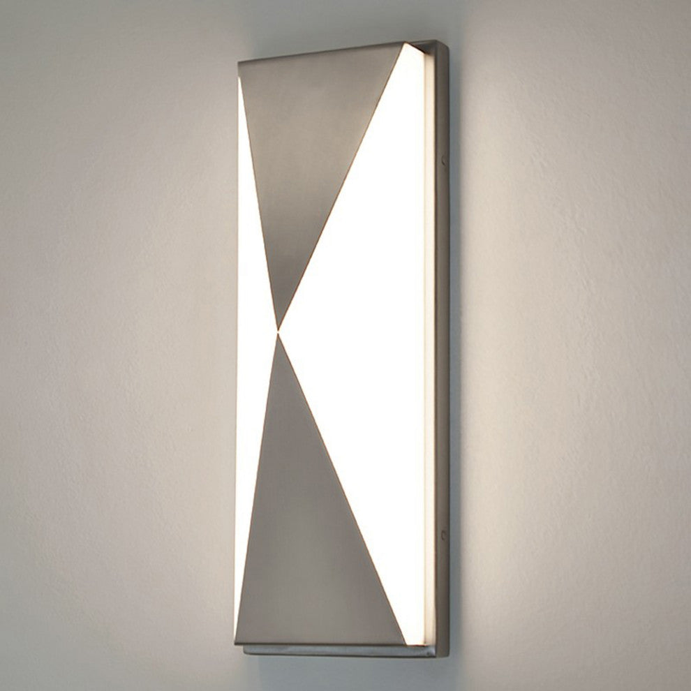 Novara LED Sconce, Satin Nickel