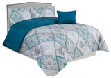 Bibb Home 5pc Comforter Set, Melina, Queen