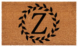 Calloway Mills Laurel Wreath Doormat, Letter Z
