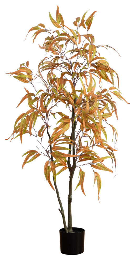 5ft. Autumn Wispy Eucalyptus Artificial Fall Tree
