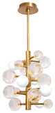 Globo Five-Light Chandelier, Clear