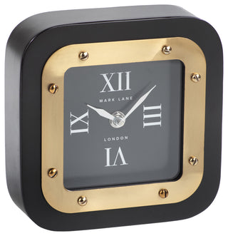 Mark Lane Black Table Clock, Large