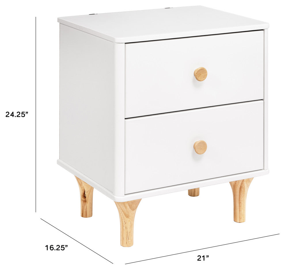 Lolly Nightstand With USB Port